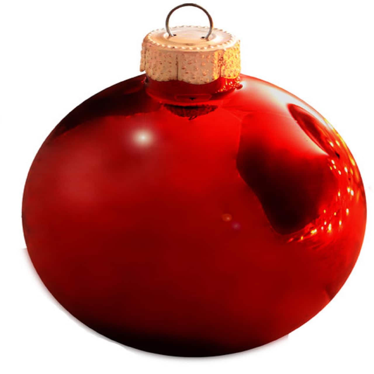 Whitehurst 4ct. 5" Shiny Glass Christmas Ornaments